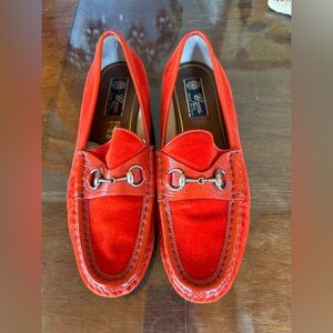 Vintage Gucci Velvet Flats 9 1/2